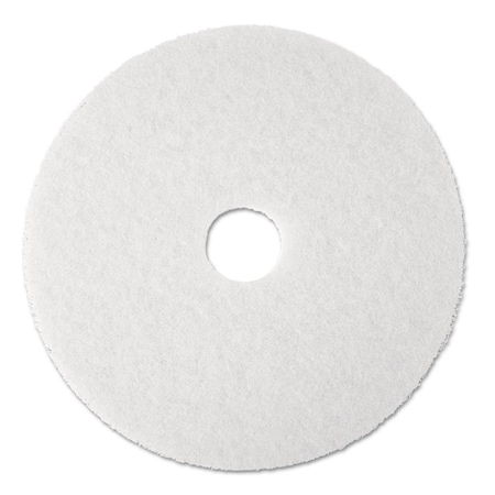 Overtime 19 in. dia Standard Floor Pads - White, 5PK OV3750347